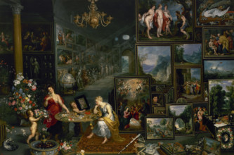 Sight and Smell, c1620.   Creators: Jan Brueghel the Elder, Hendrick van Balen I, Frans Francken II, Gerard Seghers.