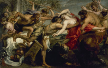 The Abduction of Hippodamia, or Lapiths and Centaurs, 1636-1637. Creator: Peter Paul Rubens.
