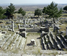 Bouleuterion (senate house), Priene, Agora, Ionia, Anatolia, Turkey, 2nd century (1999). Creator: Unknown.