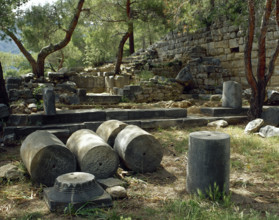 Sanctuary dedicated to Demeter, Priene, Ionia, Anatolia, Turkey, 1999. Creator: Unknown.