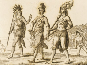 American Indians, 16th century (1841). Creator: Unknown.