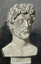 Marcus Aurelius, 1882.  Creator: Joan Serra y Pausas.