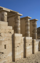 Colonnade acces, Djoser's complex, Saqqara, Egypt, Old Kingdom, 3rd Millennium (2003). Creator: Unknown.