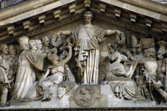 Pantheon's pediment, Paris, France, 2008. Creator: Unknown.