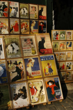 Selling old posters at Souvenir shop, Montmartre, Paris, France, 2008. Creator: Unknown.