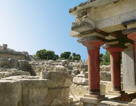 Palace of Knossos, Crete, Greece, 1700-1450 BC, (2000).  Creator: LTL.