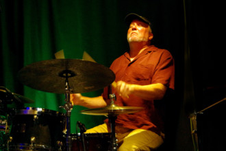 Joe Falcey, B D Lenz Trio, Verdict Jazz Club, Brighton, East Sussex, June 2024. Creator: Brian O'Connor.
