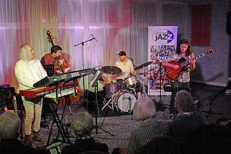 Eddie Parker’s Airborn, Watermill Jazz Club, Dorking, Surrey, March 2025. Creator: Brian O'Connor.