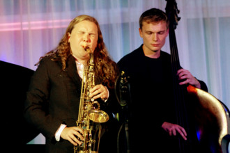 Will Sach and Sara Hanahan, Watermill Jazz Club, Dorking, Surrey, July 2024. Creator: Brian O'Connor.