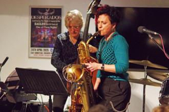 Hannah Horton Quartet, East Grinstead Jazz Club, West Suusex, Jan 2025. Creator: Brian O'Connor.