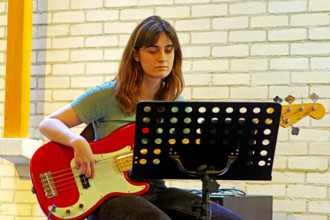Myra Brownbridge, International Women’s Day, NJA Fundraiser, Baptist Church, Loughton, Essex, 2025. Creator: Brian O'Connor.