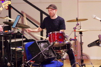 Jamie Murray, Robert Mitchell’s True Think, Battle Jazz Festival, Battle, East Sussex, July 2024. Creator: Brian O'Connor.