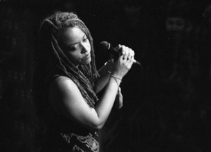 Cassandra Wilson, Jazz Café, Camden Town, London, April 1994. Creator: Brian O'Connor.