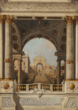 Perspective View (Stage design), c1720-1730. Creator: Canaletto (1697-1768).