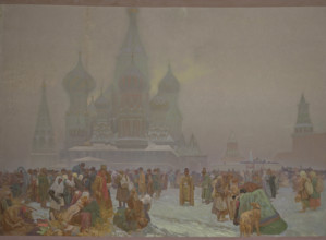 The Abolition of Serfdom in Russia (The cycle The Slav Epic), 1914. Creator: Mucha, Alfons Marie (1860-1939).