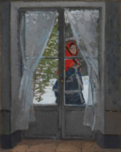 The Red Kerchief, c1868-1873. Creator: Monet, Claude (1840-1926).