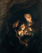 Old Woman with a Basket of Coal, c1616-1618. Creator: Rubens, Pieter Paul (1577-1640).