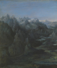 Mountain Range, c1530. Creator: Altdorfer, Albrecht (c. 1480-1538).