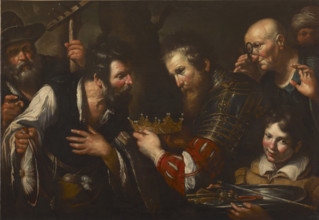 Alexander the Great appoints Abdalonymus as King of Sidon, c1616-1617. Creator: Strozzi, Bernardo (1581-1644).