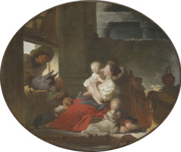 L'heureuse fécondité (Happy fertility), 1770s. Creator: Fragonard, Jean Honoré (1732-1806).