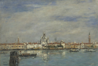 The Grand Canal, Venice, 1895. Creator: Boudin, Eugène-Louis (1824-1898).
