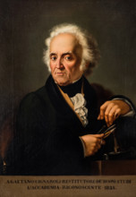Portrait of Gaetano Cignaroli (1747-1826). Creator: Zusi, Carlo (1792-1868).