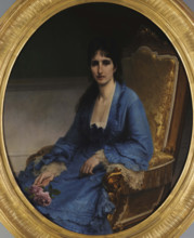 Portrait of Countess Antonietta Negroni Prati Morosini, 1871-1872. Creator: Hayez, Francesco (1791-1882).