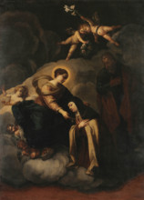 The Mystical Marriage of Saint Theresa , 1641-1642. Creator: Cairo, Francesco (1607-1665).