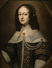 Portrait of Margherita de' Medici (1612-1679), Duchess of Parma and Piacenza, 1640. Creator: Sustermans, Justus (Giusto) (1597-1681).