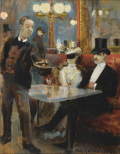 In a Café in Paris, 1886. Creator: Gallen-Kallela, Akseli (1865-1931).