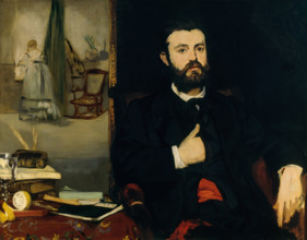 Portrait of the poet Zacharie Astruc, 1866. Creator: Manet, Édouard (1832-1883).