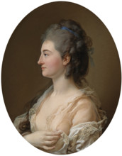 Portrait of the ballerina Caterina Gattai Tomatis (1745-1785), 1778-1779. Creator: Bacciarelli, Marcello (1731-1818).