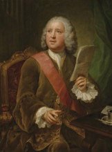 Portrait of Sir Charles Hanbury Williams (1708-1759), c1751. Creator: Mengs, Anton Raphael (1728-1779).