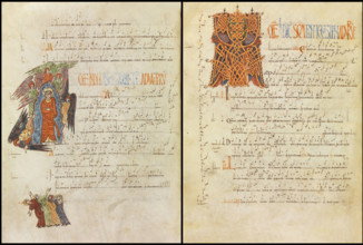 The Mozarabic Antiphonary from the Cathedral of León (the León Antiphonary)..., 10th-11th century. Creator: Anonymous.