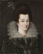 Portrait of Eleanor de' Medici (1567-1611), Duchess of Mantua, 17th century. Creator: Anonymous.
