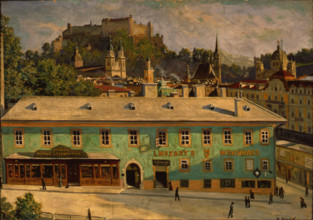 The Mozart House in Salzburg, 1920. Creator: Hayd, Karl (1882-1945).