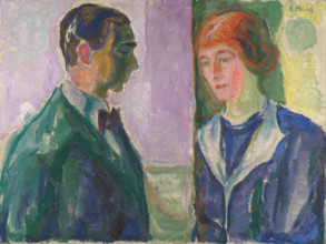 Käte and Hugo Perls, 1913. Creator: Munch, Edvard (1863-1944).