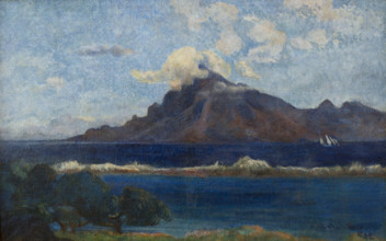 Paysage de Te Vaa, 1896. Creator: Gauguin, Paul Eugéne Henri (1848-1903).