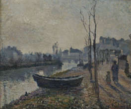 Quai du Pothuis bord de l'Oise, 1882. Creator: Pissarro, Camille (1830-1903).