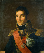 Portrait of André Masséna (1758-1817), Prince of Essling, Duke of Rivoli, Marshal of the... , 1834. Creator: Gros, Antoine Jean, Baron (1771-1835).