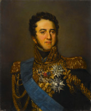 Portrait of Louis Gabriel Suchet, duc d'Albuféra (1770-1826), Marshal of the Empire, 1834. Creator: Guérin, Paulin (1783-1855).