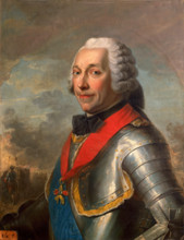 Portrait of Charles Louis Auguste Fouquet, duc de Belle-Isle (1684-1761), Marshal of France. Creator: Anonymous.