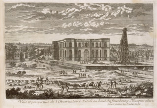 The Paris Observatory. Creator: Aveline, Pierre Alexandre (1702-1760).