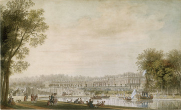 Vue du Grand Trianon, 1780. Creator: Lespinasse, Louis-Nicolas de (1734-1808).