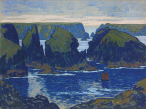 Belle-Île, Goulphar, 1895. Creator: Auburtin, Jean Francis (1866-1930).