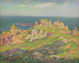 Cliffs, Ushant, c1891. Creator: Moret, Henry (1856-1913).