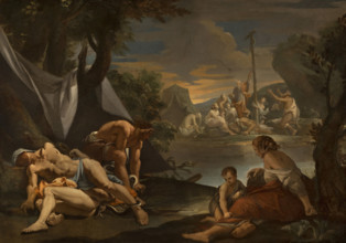 Moses and the Brazen Serpent. Creator: Chaperon, Nicolas (1612-1656).