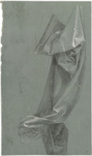 Drapery Study, 1500s. Creator: Dürer, Albrecht (1471-1528).
