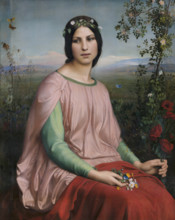 Fleur des champs (Flower of the Fields), 1845. Creator: Janmot, Louis (1814-1892).