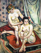Les Baigneuses (The bathers), 1923. Creator: Valadon, Suzanne (1865-1938).